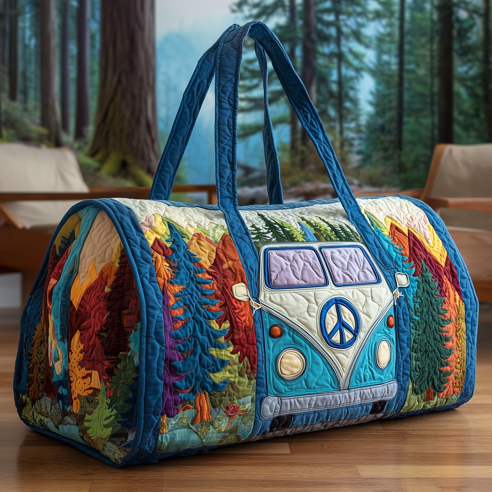 Wander Van Quilted Duffle Bag Birthday Gift Idea