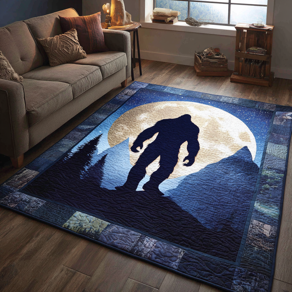 Wandering Bigfoot Area Rug Christmas Entryway Decor Big Foot Gift Ideas