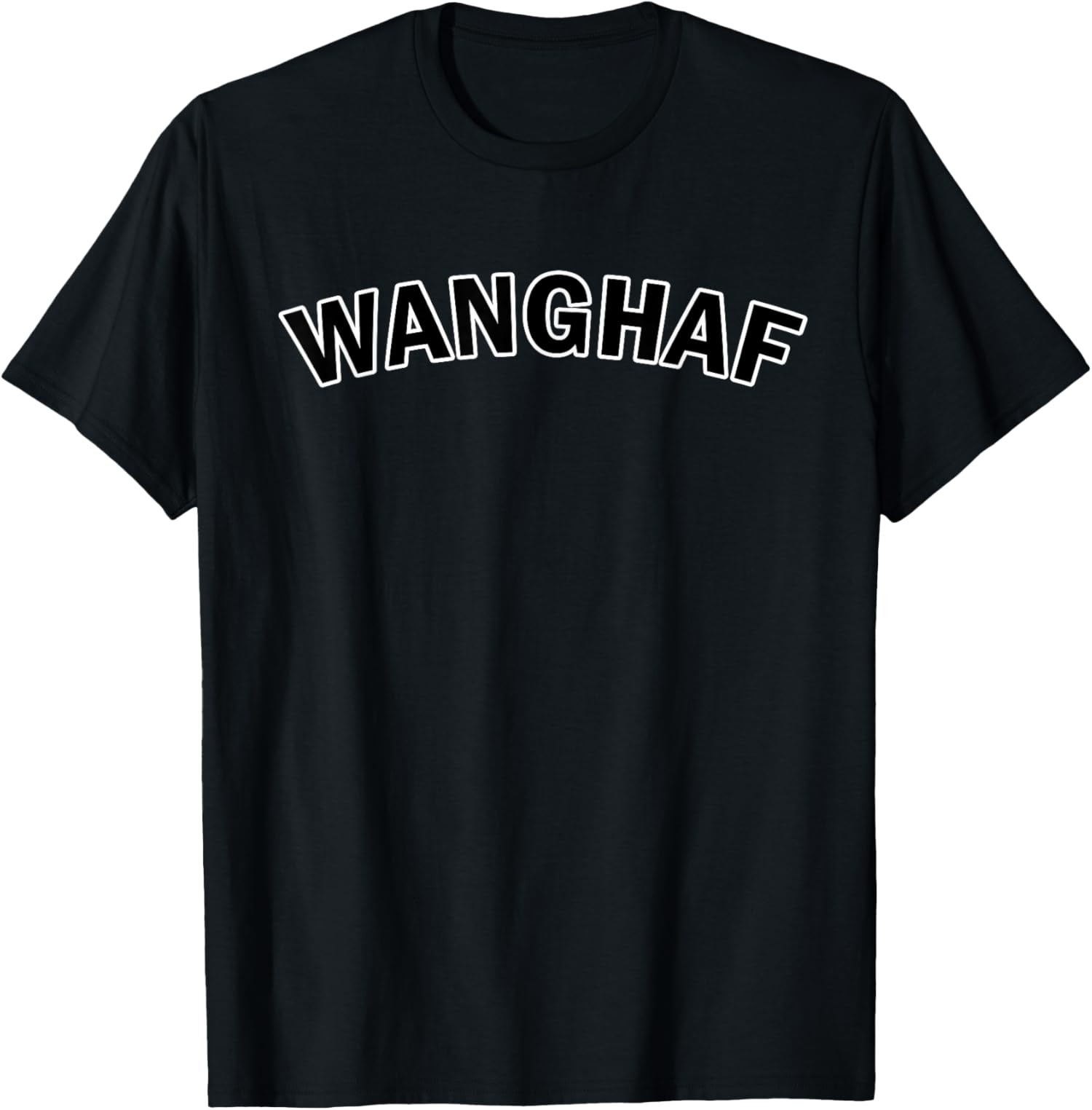 Wanghaf T-Shirt Bold Minimalist Streetwear Graphic Tee America First Gift For Fans