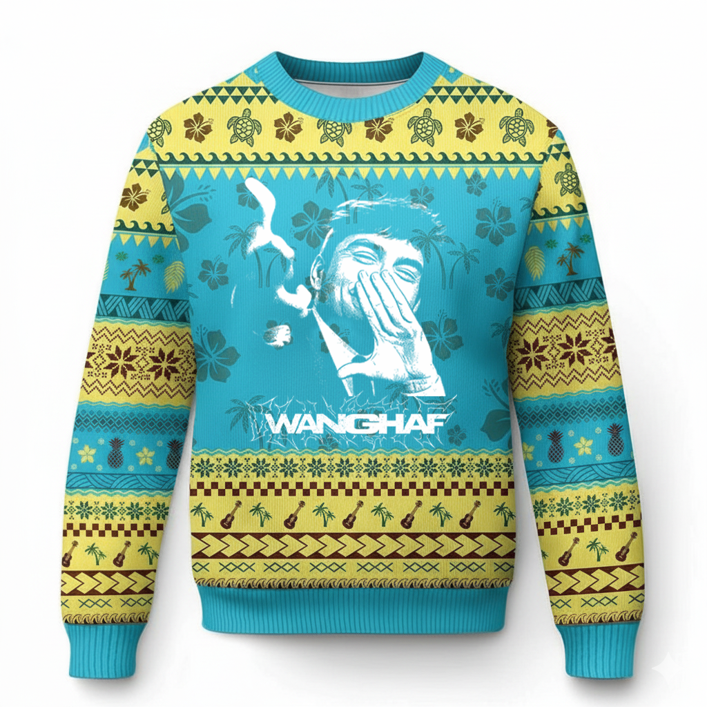 WANGHAF Ugly Christmas Sweater Funny Meme Nick Fuentes Merch Gifts For Patriots