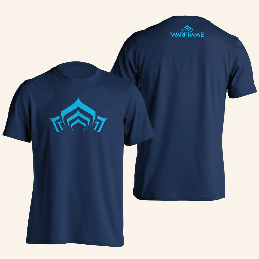 Warframe Merch Lotus Navy T-Shirt Birthday Gift For Husband Warframe Merch Lotus Navy T-Shirt Birthday Gift For Husband
