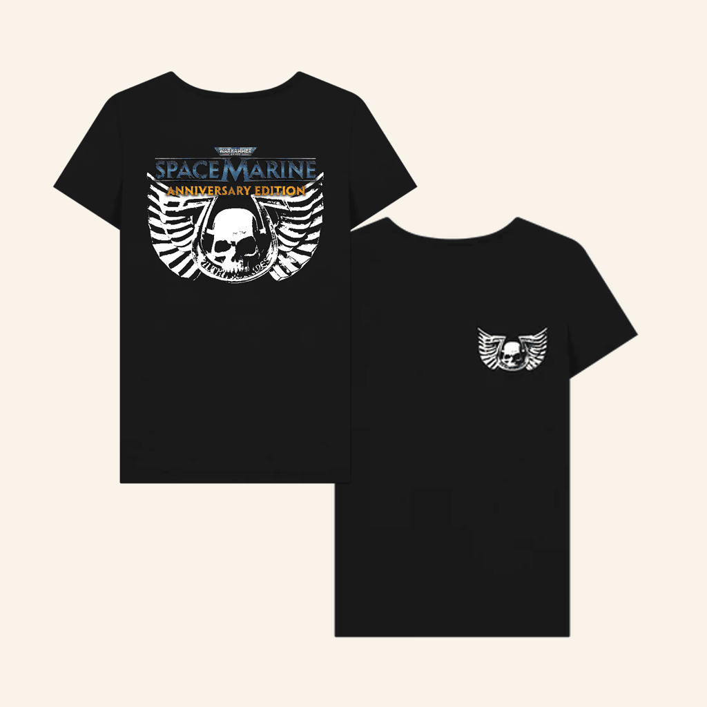 Warhammer Merch Space Marine Anniversary T-Shirt Gifts For Husband