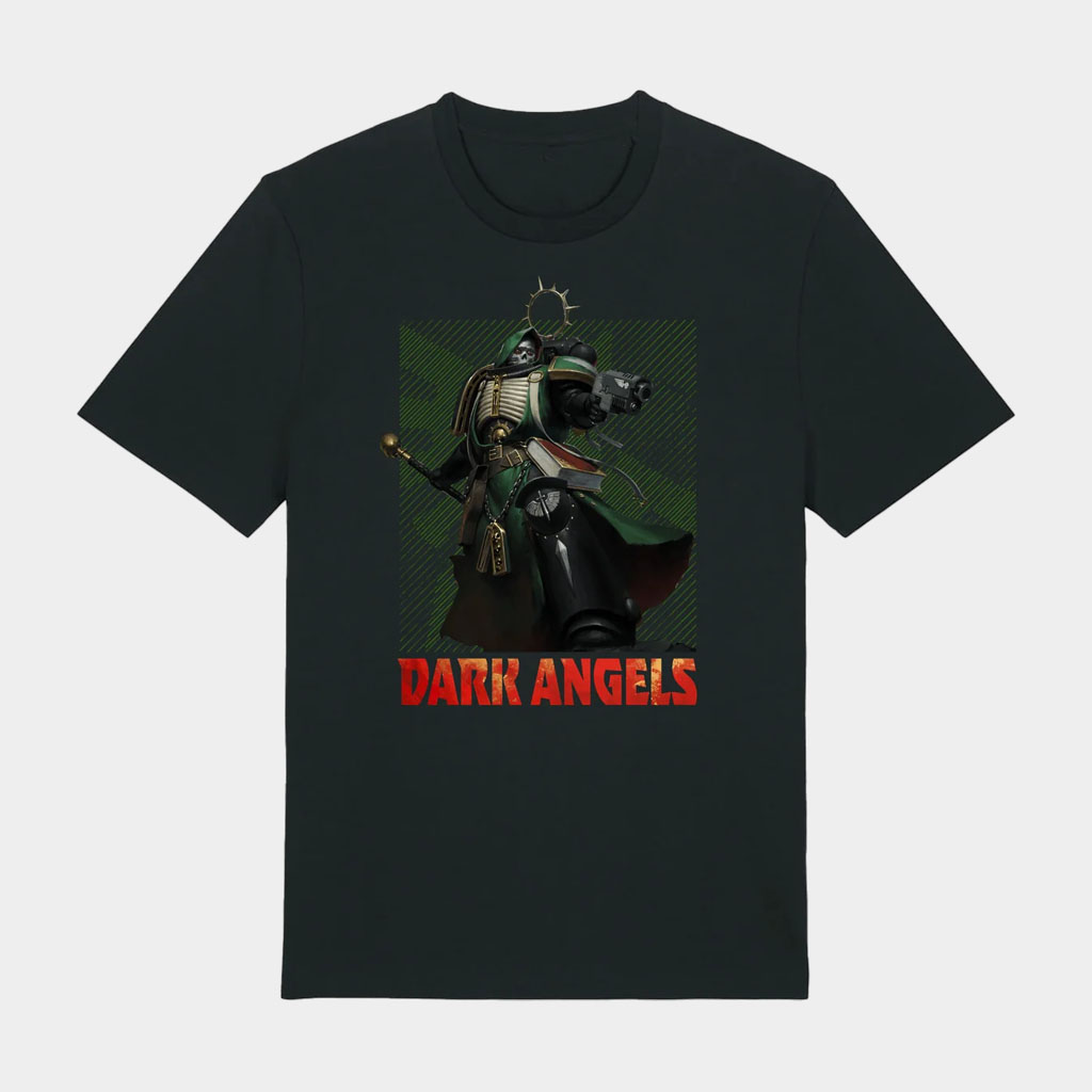 Warhammer Merch Warhammer 40 000 Dark Angels T-Shirt Gifts For BFF Game Lovers