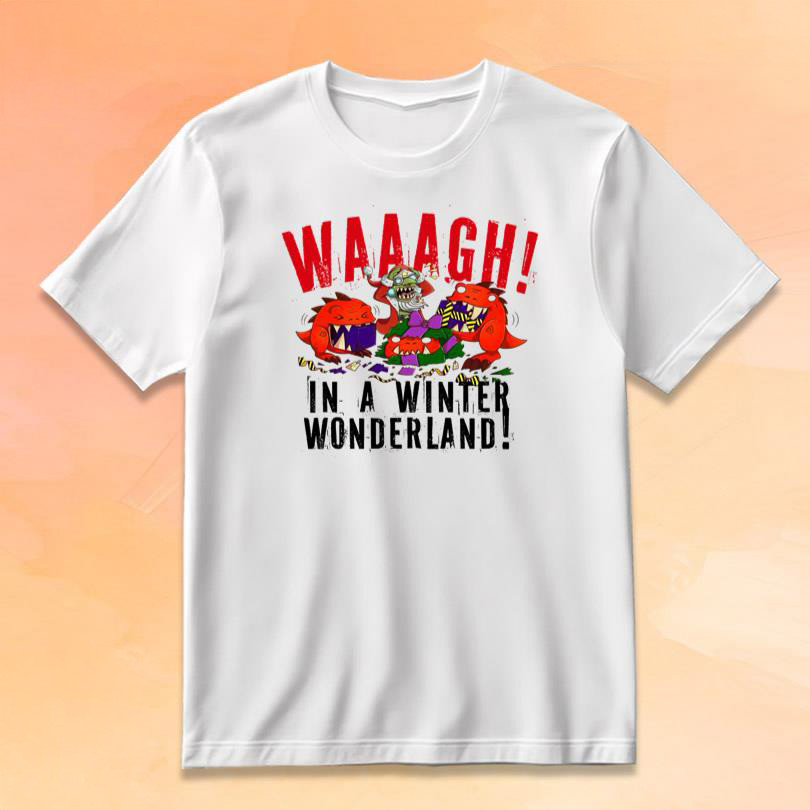 Warhammer Red Gobbo In A Winter Wonderland T-Shirt Christmas Gifts For Friends