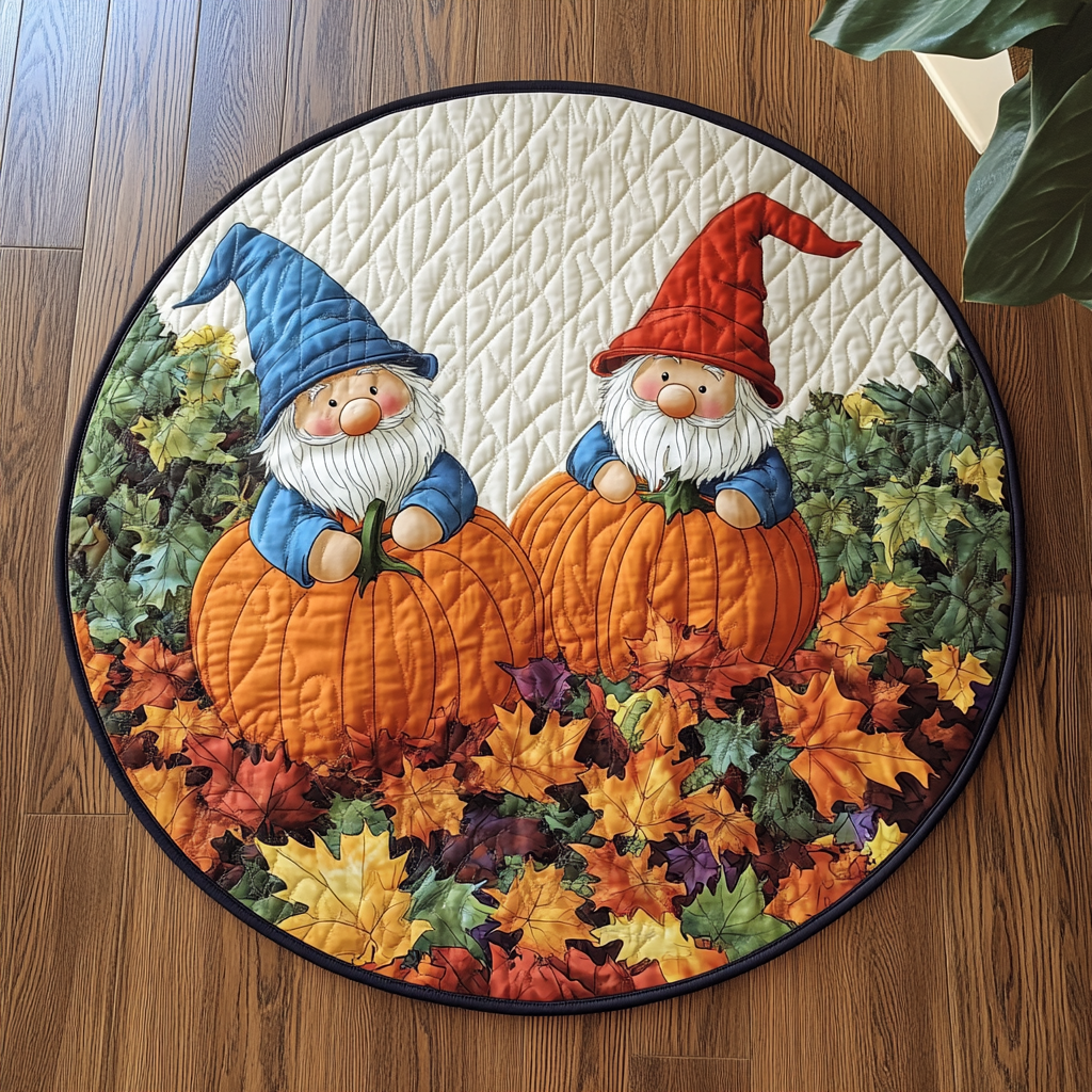 Warm Autumn Quilted Round Mat Front Entryway Ideas Xmas Gifts For Farmers