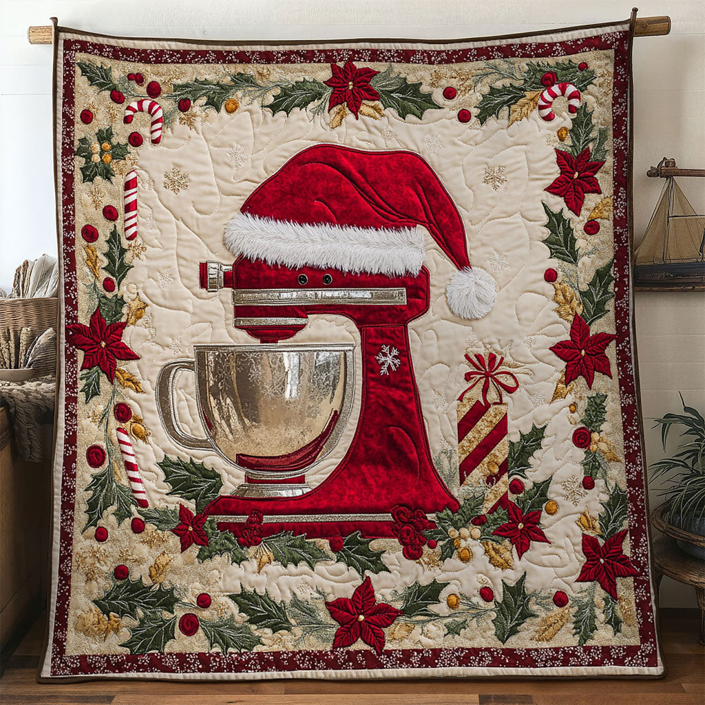 Warm Bake Flour Mixer Machine Quilt Blanket Christmas Throws Best Christmas Gifts For Bakers
