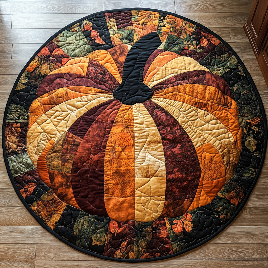 Warm Breeze Quilted Round Mat Outdoor Entryway Decor Good Gifts For Farmers