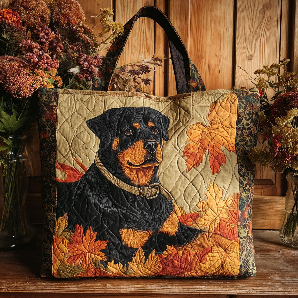 Warm Companionship Quilted Tote Bag Best Presents For Dog