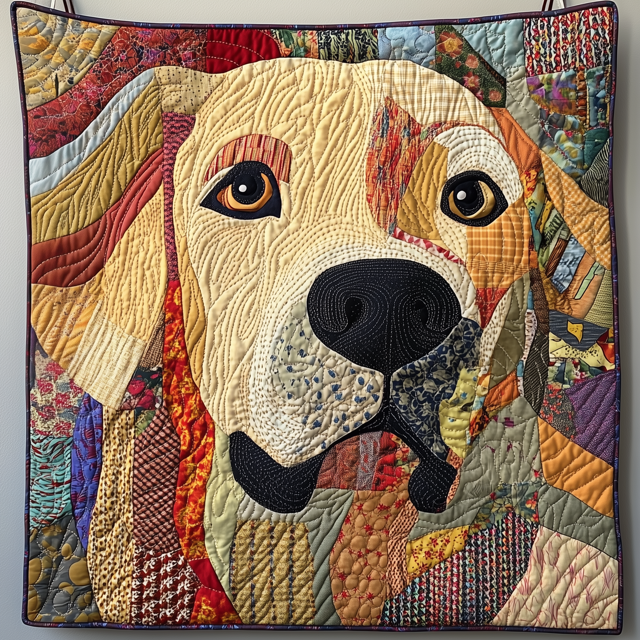 Warm Labrador Retriever Quilted Blanket Christmas Throw Blanket Christmas Presents For Wife