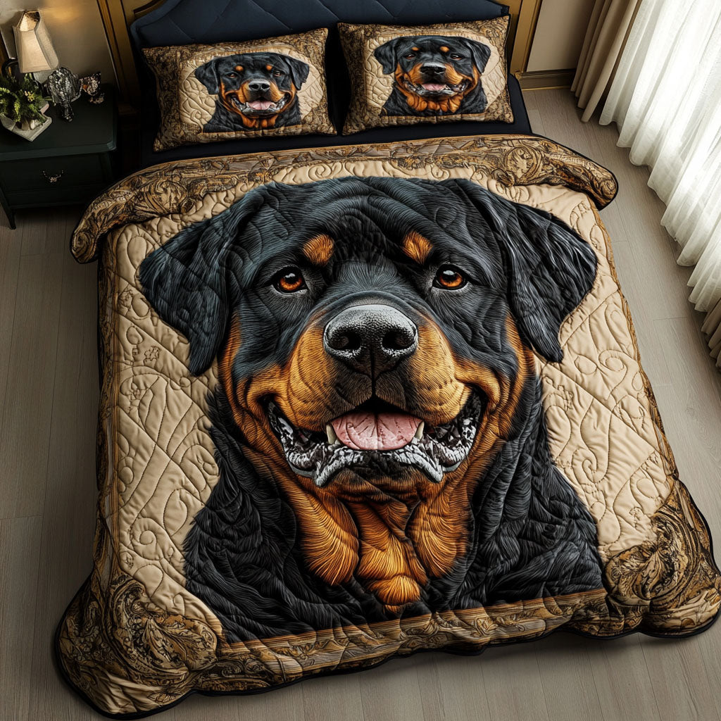 Warm Smile Quilted Bedding Set Queen Size Comforter Set Gift Ideas For 40Th Birthday Woman