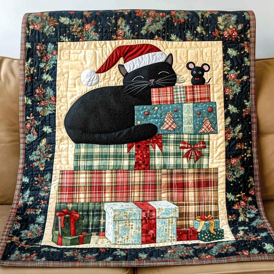 Warm Whiskers Quilted Blanket Best Gifts For Cat Lovers