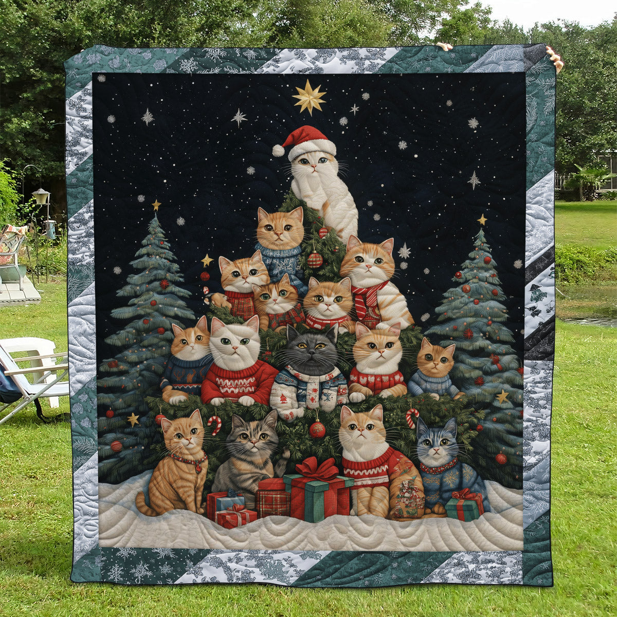 Warm Whiskers Quilted Blanket Best Gifts For Cat Lovers