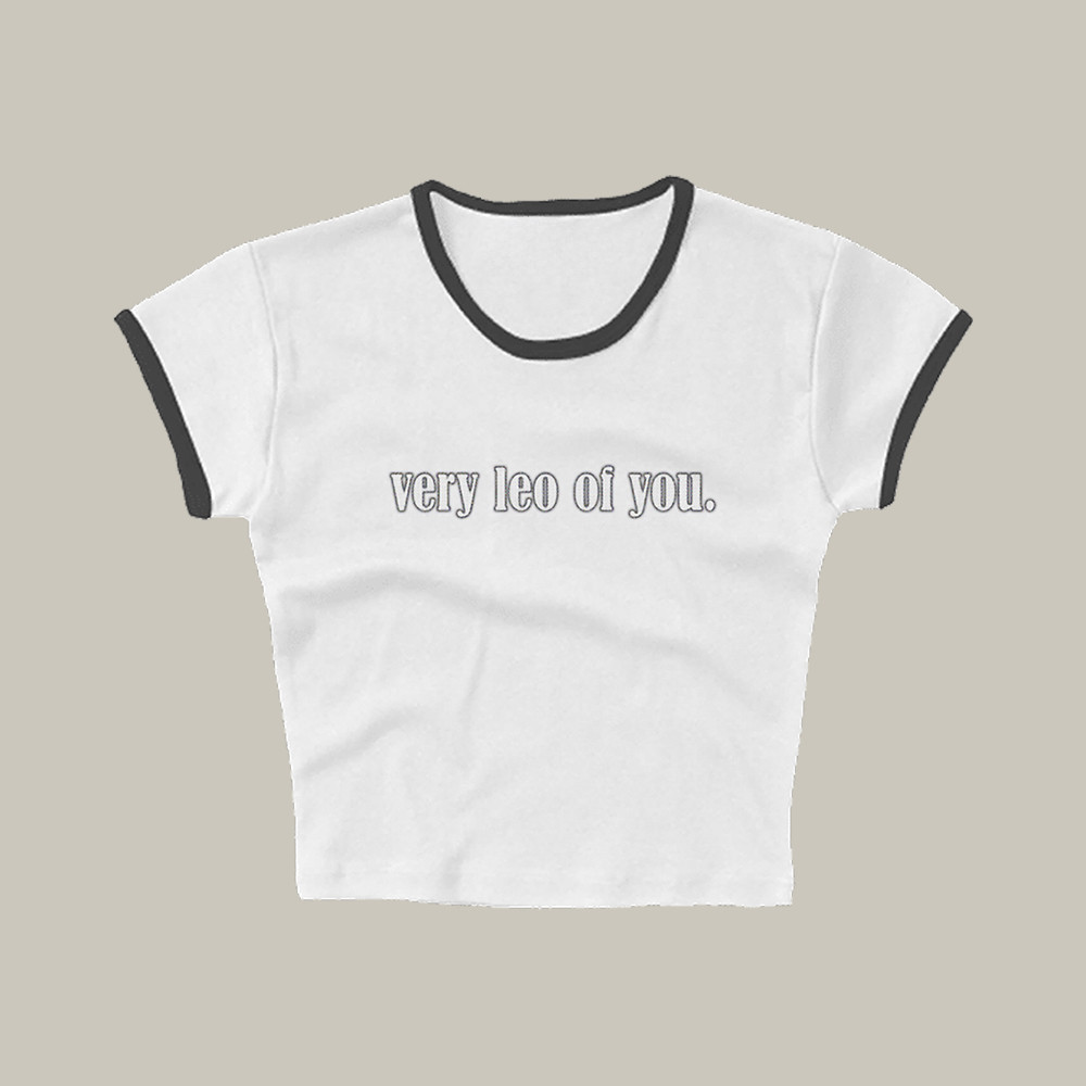 Warner Music Canada Merch Very Leo Of You Baby Tee Hilary Duff Clothing Gifts For Enthusiasts