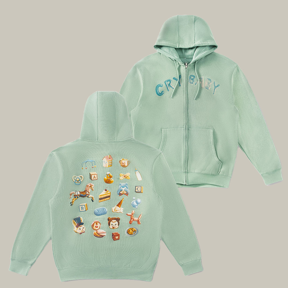 Warner Music Canada Merch Zip Hoodie Cry Baby Album Hoodie Melanie Martinez Lover Gifts
