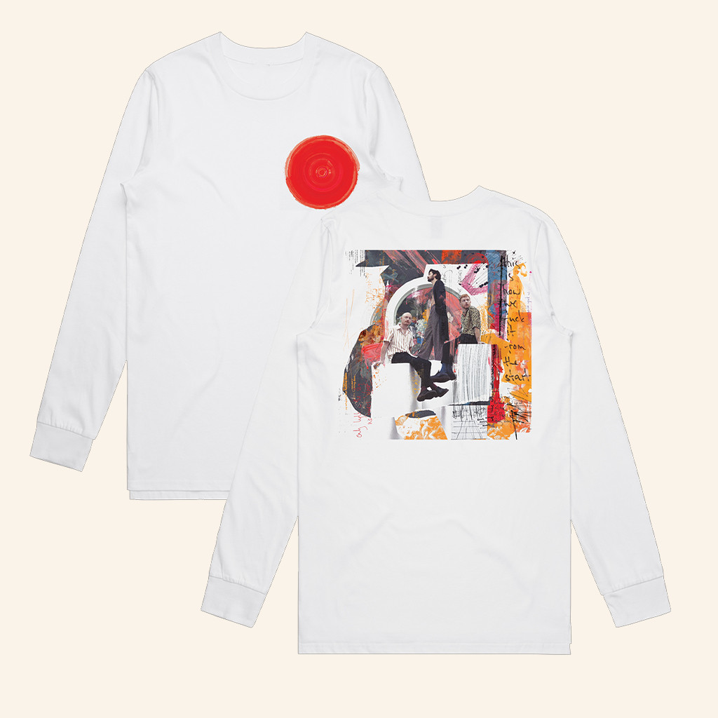 Warner Music Merch Biffy Clyro Red Circle Collage Long Sleeve T-Shirt Gifts For Brother Warner Music Merch Biffy Clyro Red Circle Collage Long Sleeve T-Shirt Gifts For Brother
