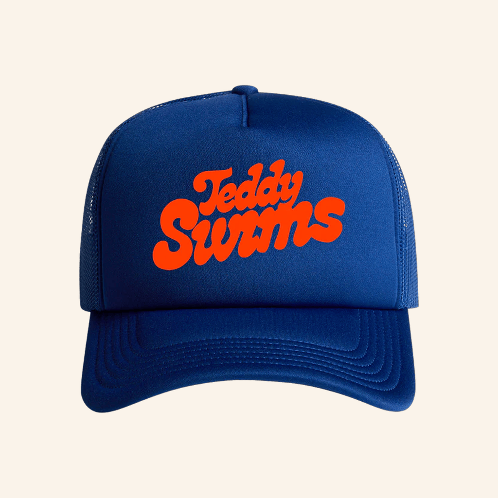 Warner Music Merch Swims Logo Trucker Hat Unique Gift For Boyfriend Warner Music Merch Swims Logo Trucker Hat Unique Gift For Boyfriend