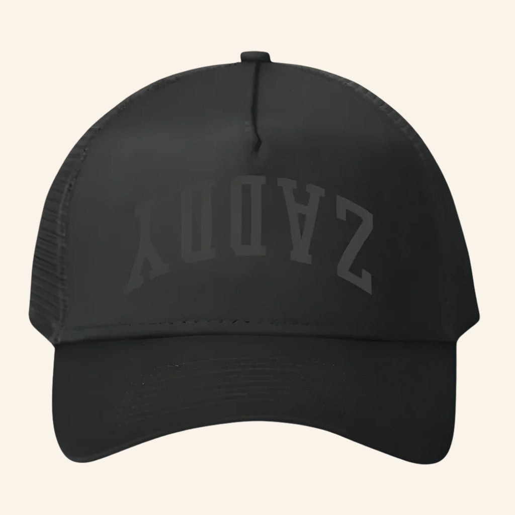 Warren Zeiders Merch Tour 2025 Black On Black Zaddy Trucker Hat Present For Husband Warren Zeiders Merch Tour 2025 Black On Black Zaddy Trucker Hat Present For Husband