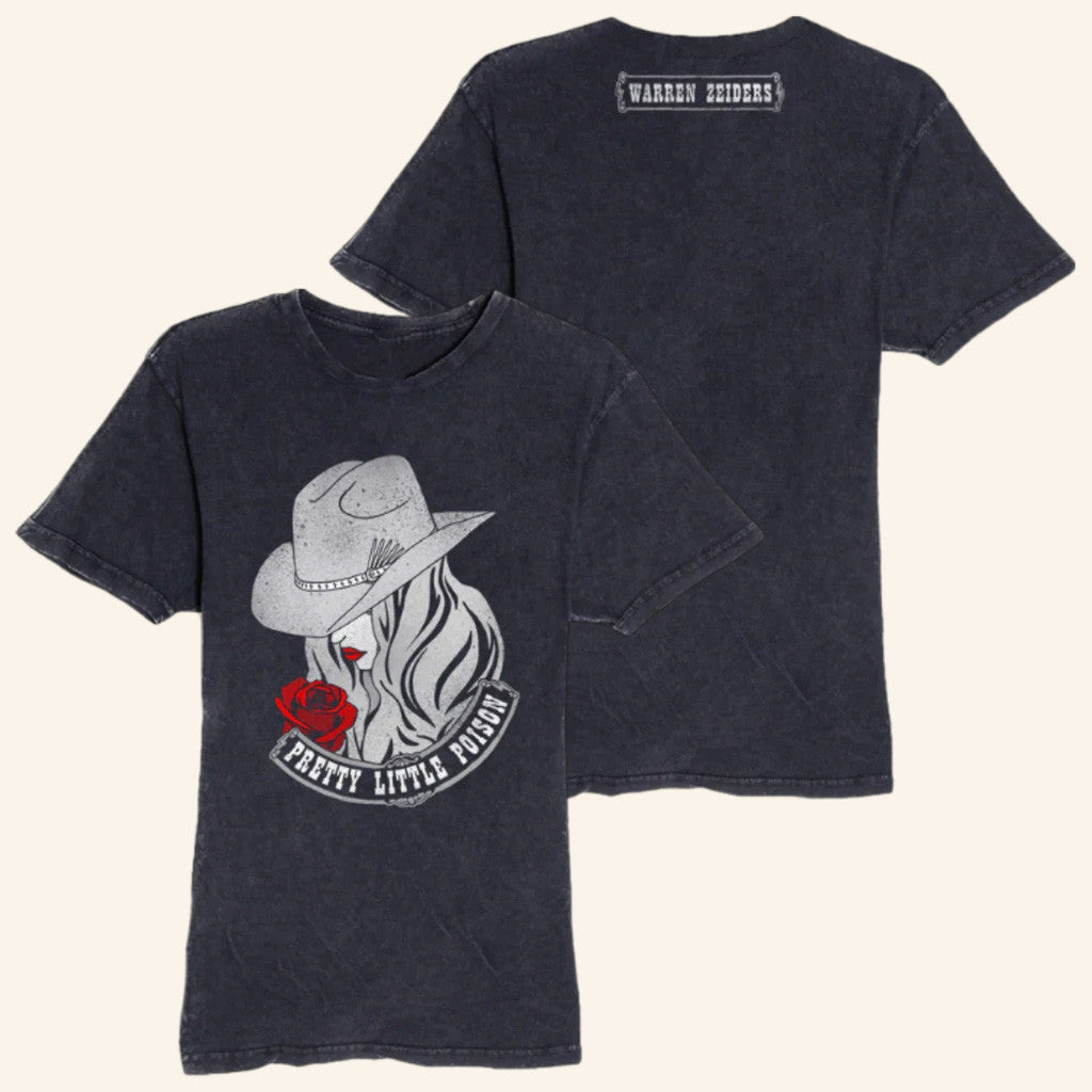 Warren Zeiders Merch Tour 2025 PLP Cowgirl Concert Wash T-Shirt Gifts For Her Warren Zeiders Merch Tour 2025 PLP Cowgirl Concert Wash T-Shirt Gifts For Her