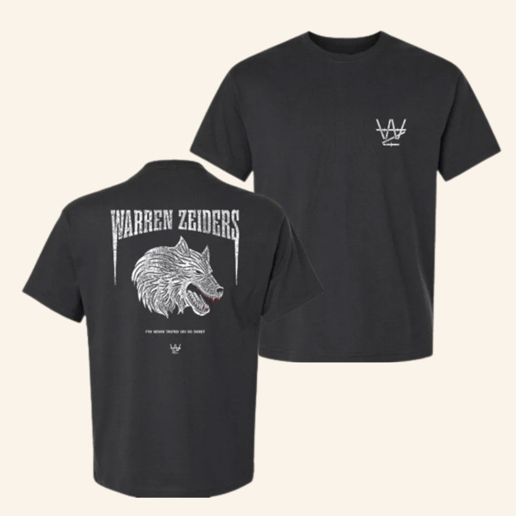 Warren Zeiders Merch Tour 2025 Wolf T-Shirt Best Gifts For Father Warren Zeiders Merch Tour 2025 Wolf T-Shirt Best Gifts For Father