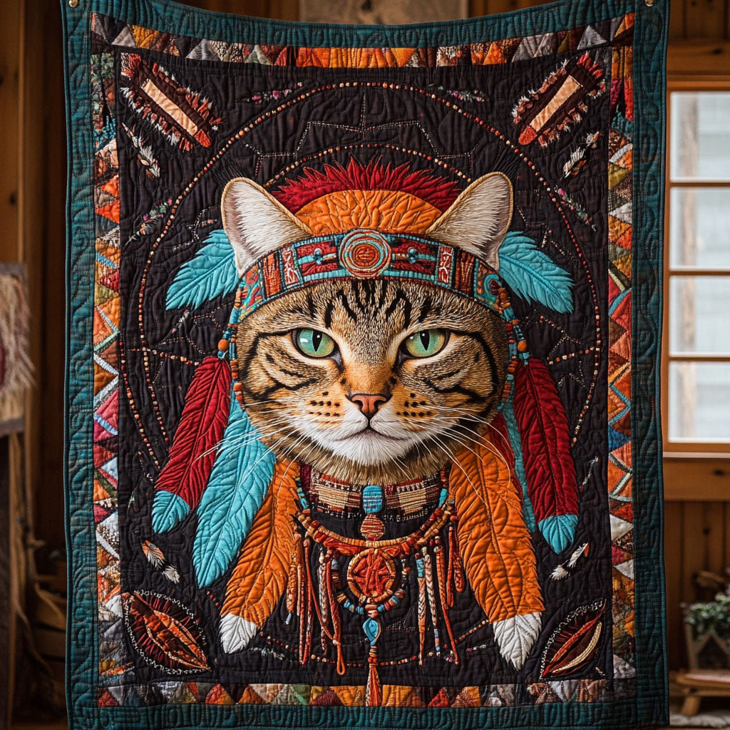 Warrior Cat Quilt Warm and Stylish Quilt Blanket for Winter Nights