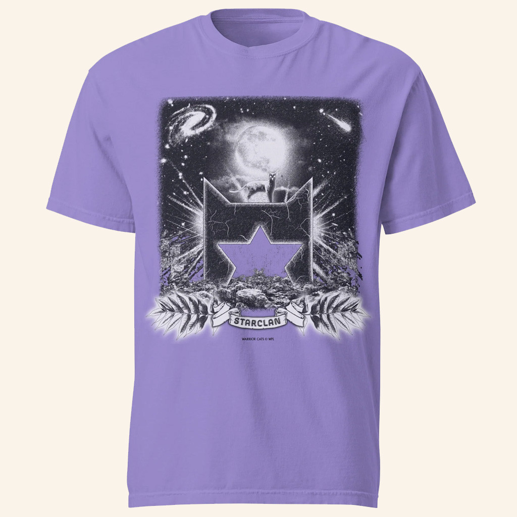 Warrior Cats Merch Etched Starclan T-Shirt Best Gifts For Fantasy Readers