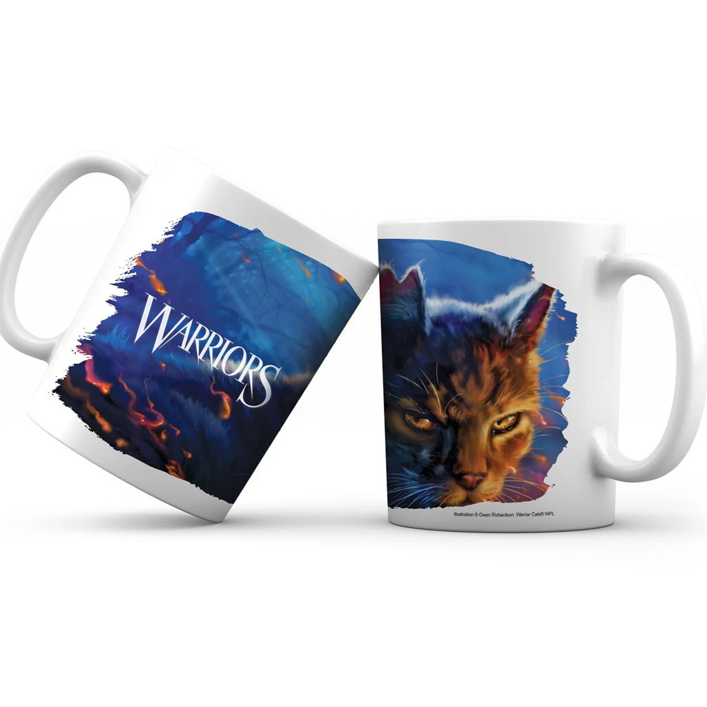 Warrior Cats Merch Fire And Ice Mug Gifts For Fantasy Book Lovers