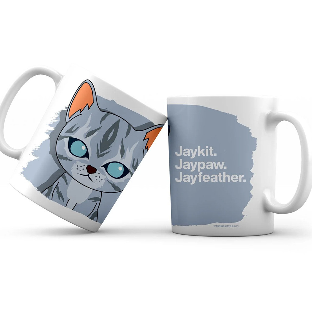 Warrior Cats Merch Jaykit Jaypaw Jayfeather Mug Gifts Ideas For Cat Lovers
