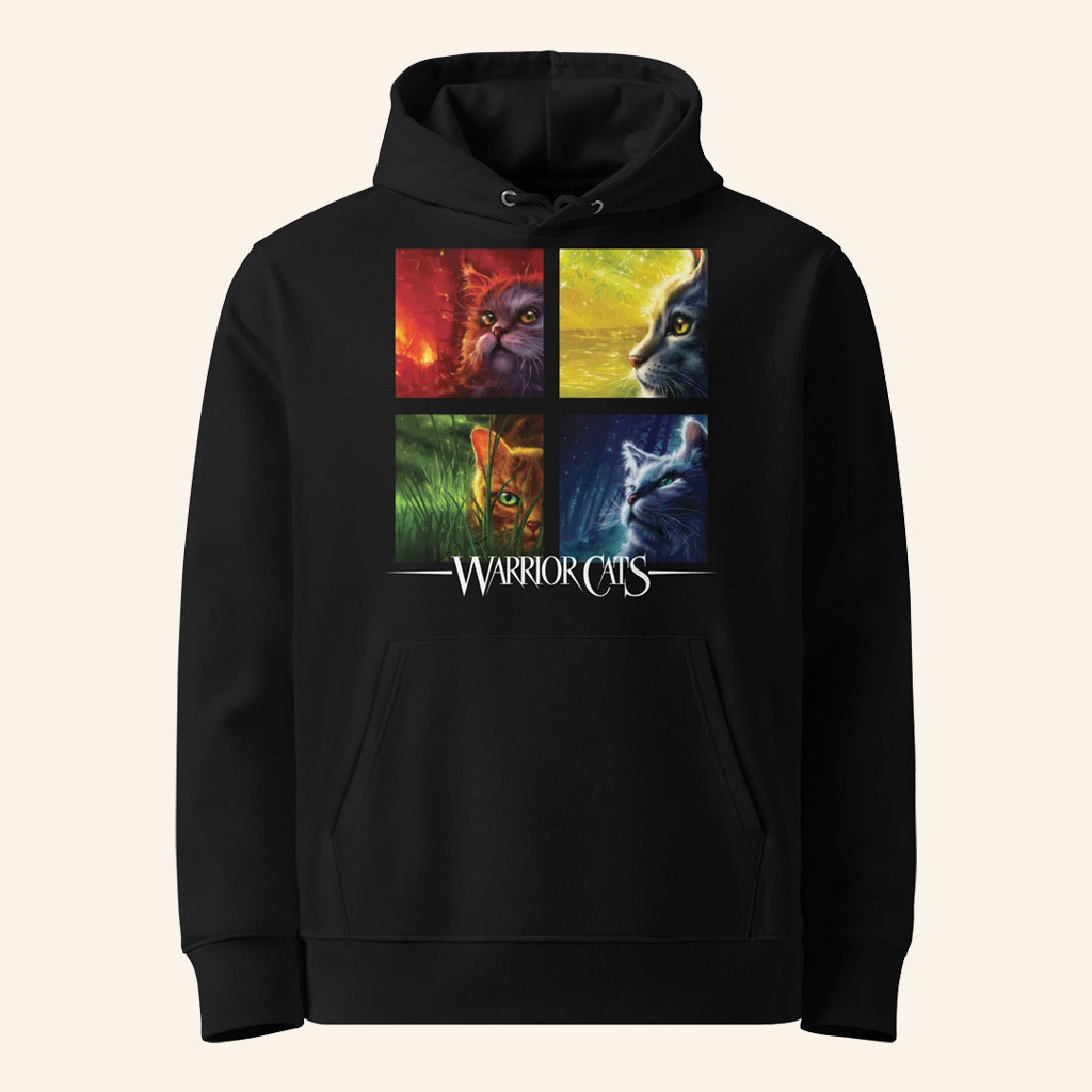 Warrior Cats Merch Warrior Cats Book Cover Hoodie Gifts For Fantasy Book Lovers Warrior Cats Merch Warrior Cats Book Cover Hoodie Gifts For Fantasy Book Lovers