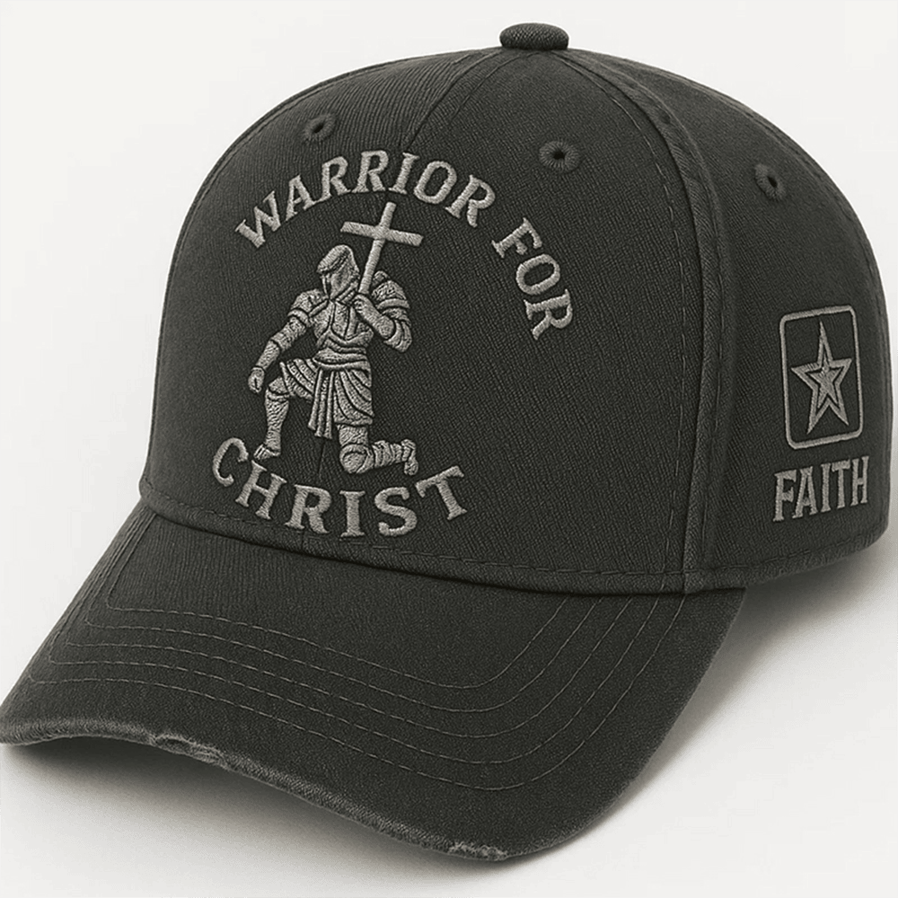 Warrior For Christ Hat Faith Christian Themed Cap Faith Gifts For Christians