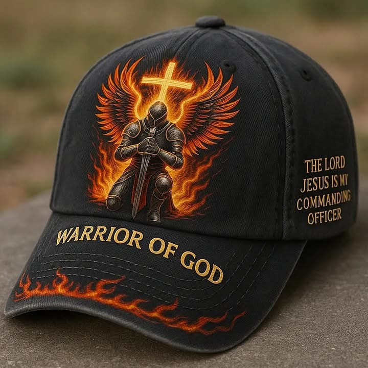 Warrior Of God Hat The Lord Jesus Is My Commanding Officer Hat Patriotic Gifts For Dad