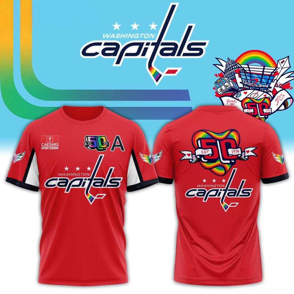 Washington Capitals Special Pride Night Red Shirt Gifts For Hockey Lover