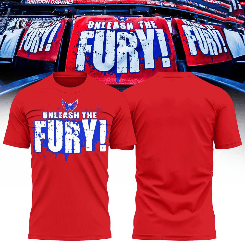 Washington Capitals Unleash The Fury Special T-Shirt Cool Gifts For Fan Lovers