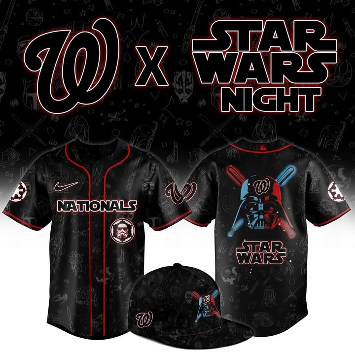 Washington Nationals 2025 Star Wars Night Limited Jersey Gift Ideas For Baseball Players