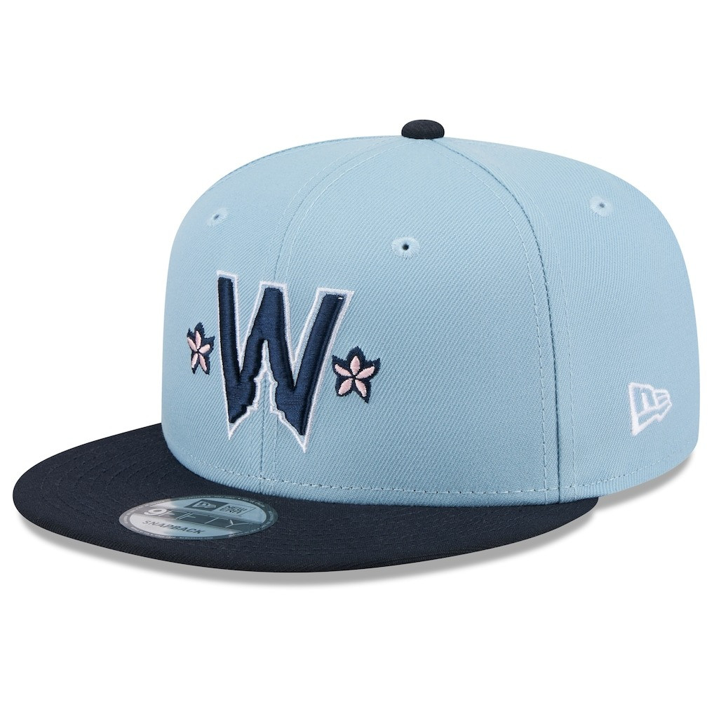 Washington Nationals City Connect Hat Cherry Blossom MLB New Era 59FIFTY Fitted Cap Merch