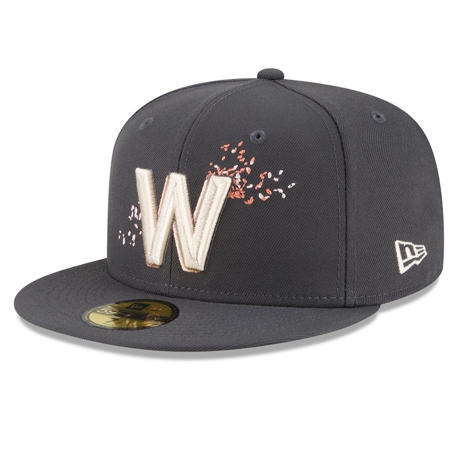 Washington Nationals New Era 2022 City Connect 59FIFTY Fitted Hat - Graphite edd