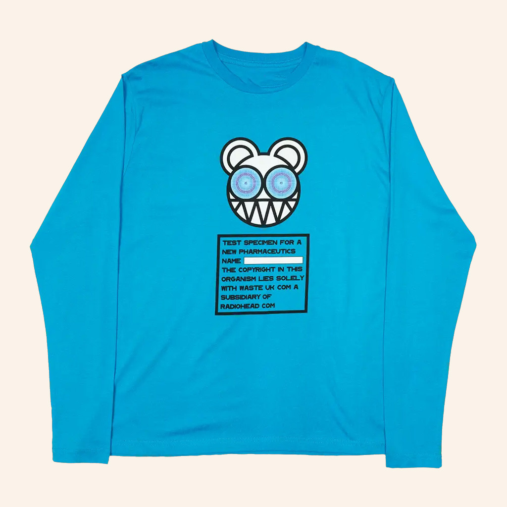 WASTE Headquarters Merch Test Specimen Cyan Blue Long Sleeve T-Shirt Xmas Gifts For Son WASTE Headquarters Merch Test Specimen Cyan Blue Long Sleeve T-Shirt Xmas Gifts For Son