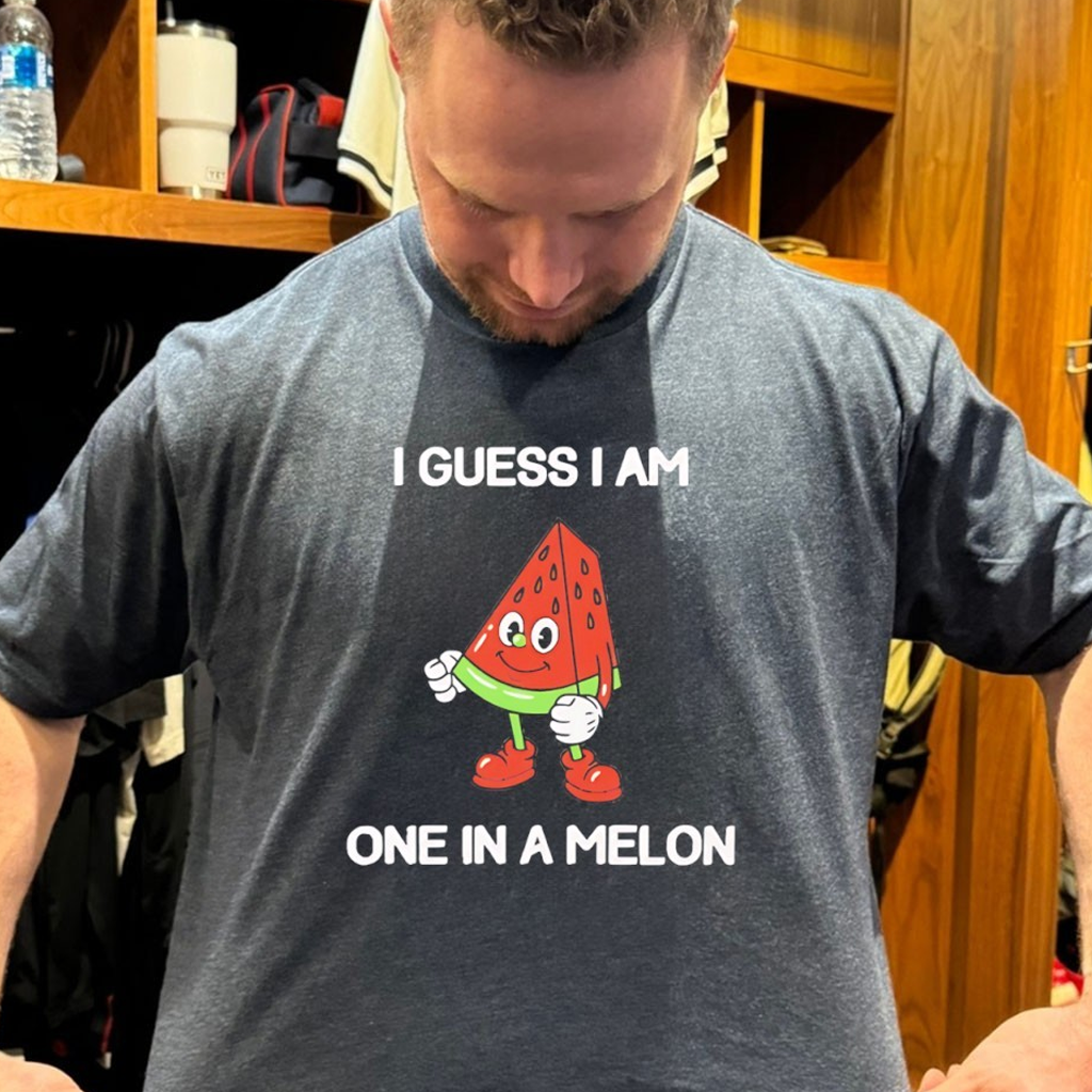 Watermelon I Guess I Am One In A Melon Shirt Birthday Present For Brother-1 Watermelon I Guess I Am One In A Melon Shirt Birthday Present For Brother-1