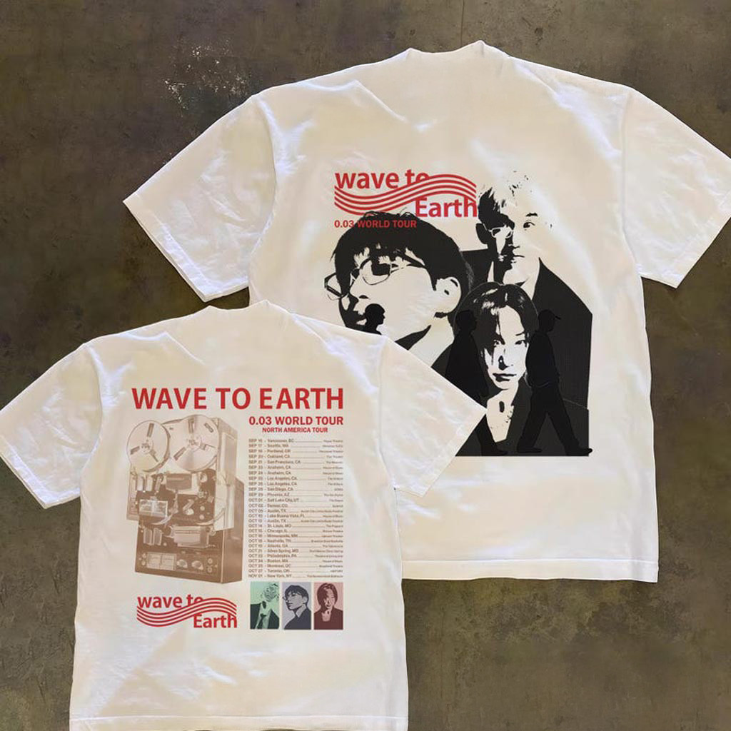Wave To Earth 0 Merch World Tour T-Shirt Best Gifts For Music Lovers Wave To Earth 0 Merch World Tour T-Shirt Best Gifts For Music Lovers