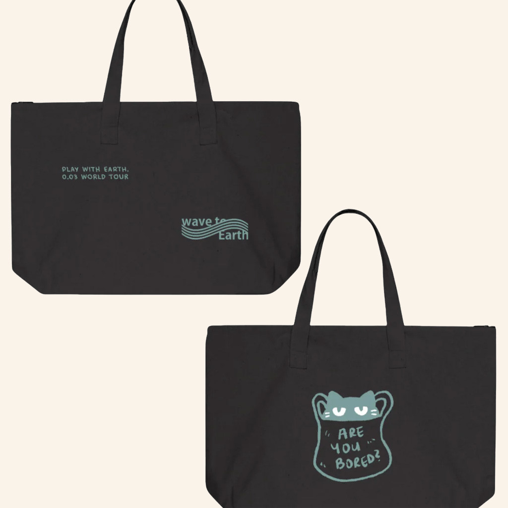 Wave To Earth Merch 0 03 NA Tour Tote Bag Cat Are You Bored Bag Gifts For Music Lovers Wave To Earth Merch 0 03 NA Tour Tote Bag Cat Are You Bored Bag Gifts For Music Lovers