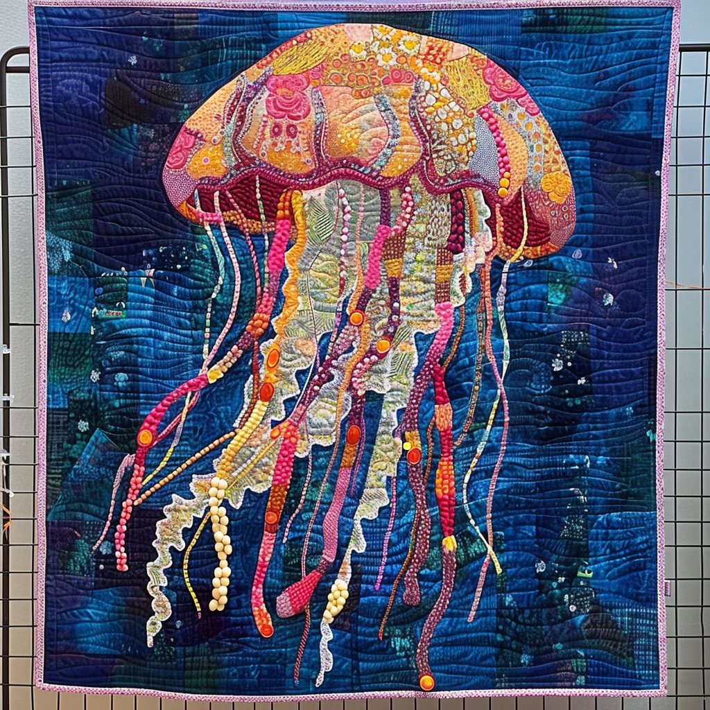 Wave Whisper Quilted Blanket Presents For Ocean Lovers