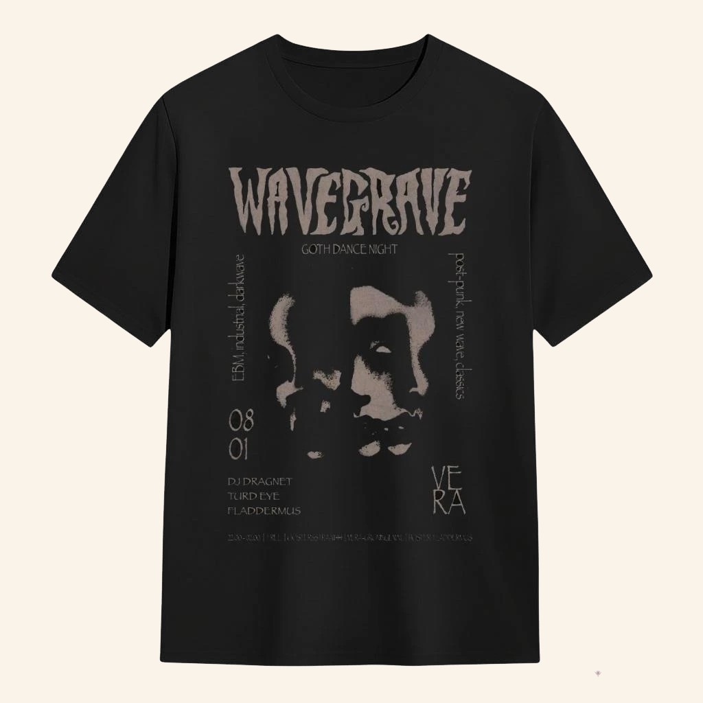 Wavegrave Jan 8 2026 Vera In Groningen Netherlands T-Shirt Wavegrave Merch Gifts For Music Fans