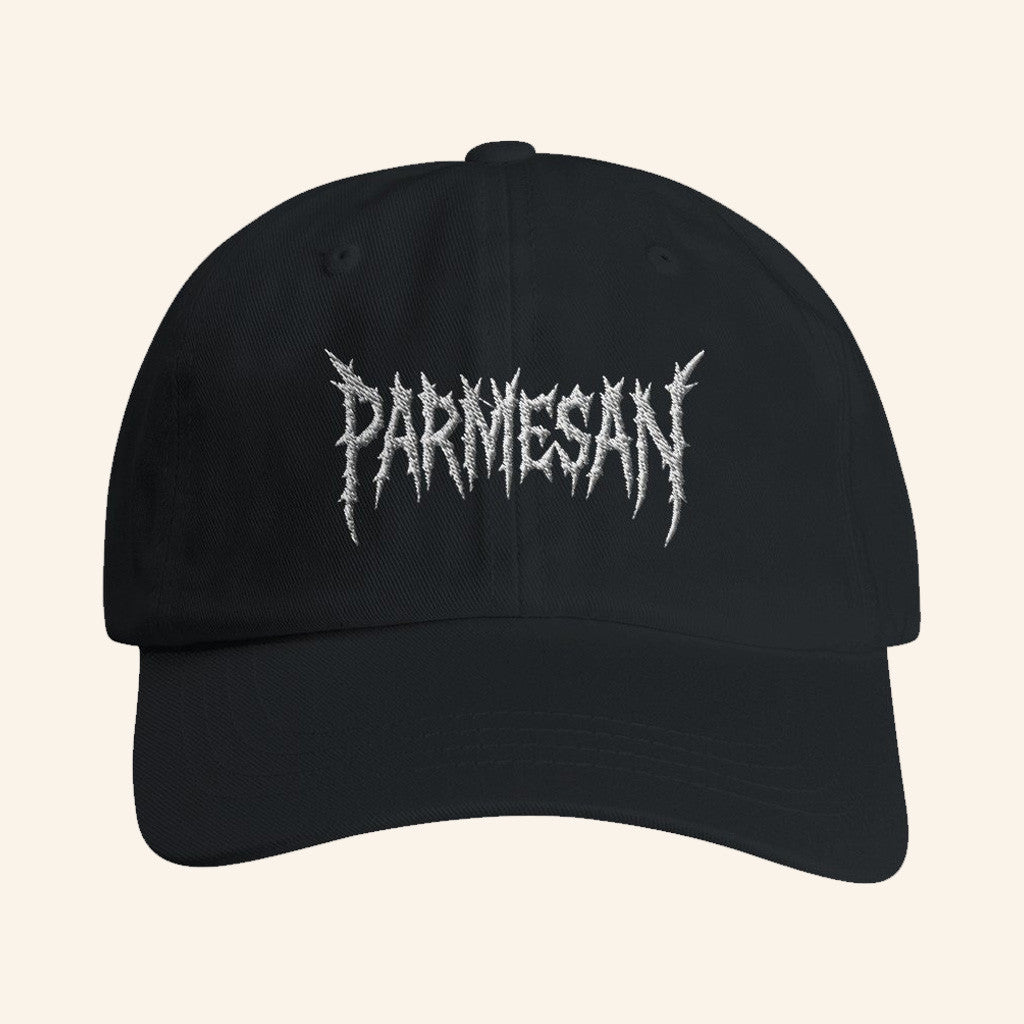 Wavey Goods Merch Parmesan Death Metal Embroidered Hat Husband Gifts Wavey Goods Merch Parmesan Death Metal Embroidered Hat Husband Gifts