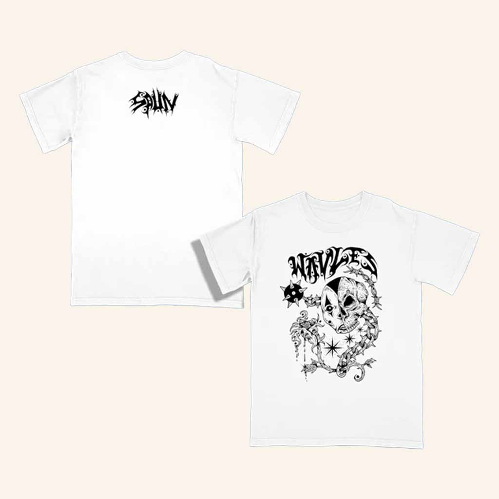 Wavves Merch Spun White T-Shirt Unique Gifts For Rock Music Lovers Wavves Merch Spun White T-Shirt Unique Gifts For Rock Music Lovers