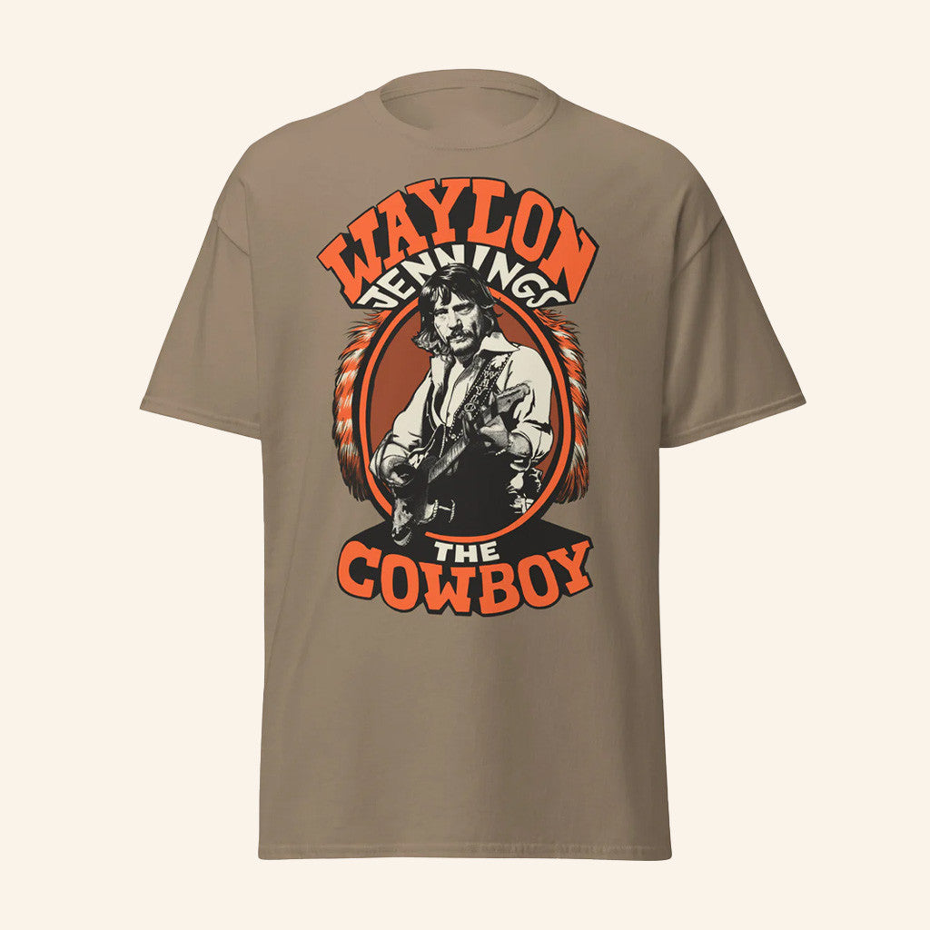 Waylon Merch The Cowboy Waylon Jennings Shirt Unique Gift For Dad Waylon Merch The Cowboy Waylon Jennings Shirt Unique Gift For Dad