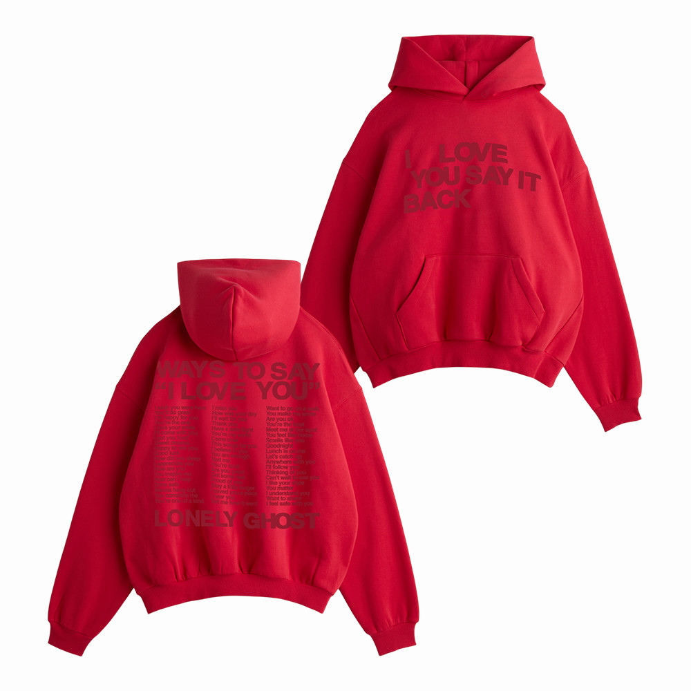 Ways To Say ILY Lonely Ghost Hoodie Lonely Ghost Hooded Sweatshirt Birthday Gift For Her