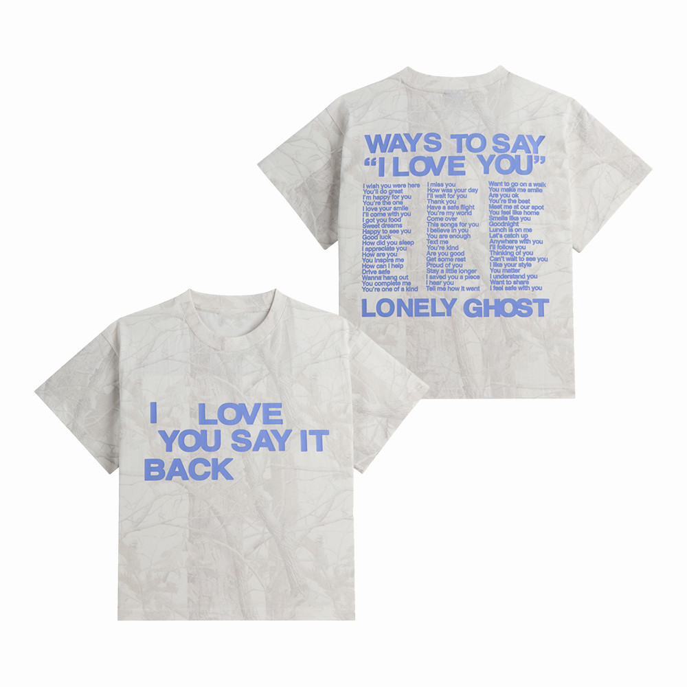 Ways To Say ILY Lonely Ghost T-Shirt Lonely Ghost Clothes Present Idea For Girlfriend