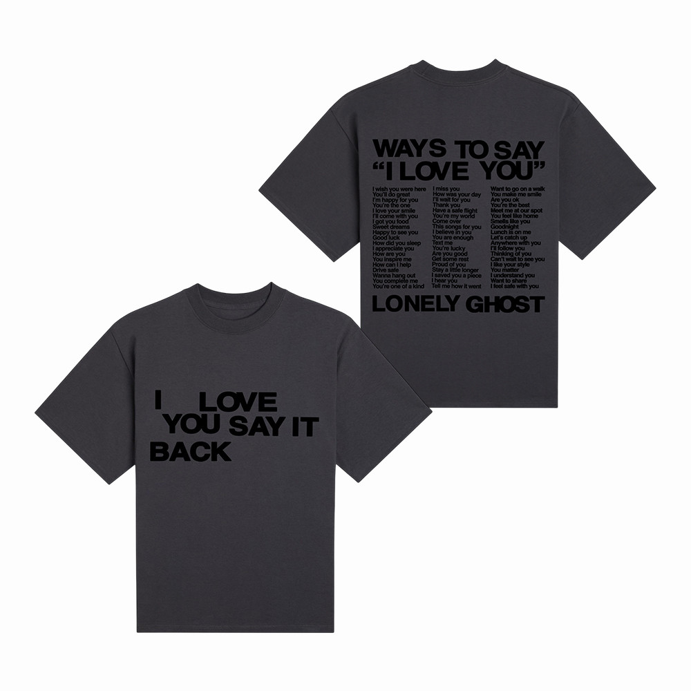 Ways to Say ILY Lonely Ghost T-Shirt Lonely Ghost Clothing Present Idea For Friends
