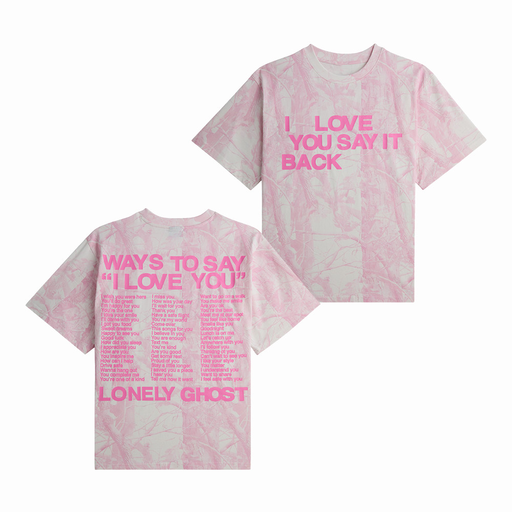 Ways To Say ILY Lonely Ghost T-Shirt Streetwear Merch Lonely Ghost Gift For Her