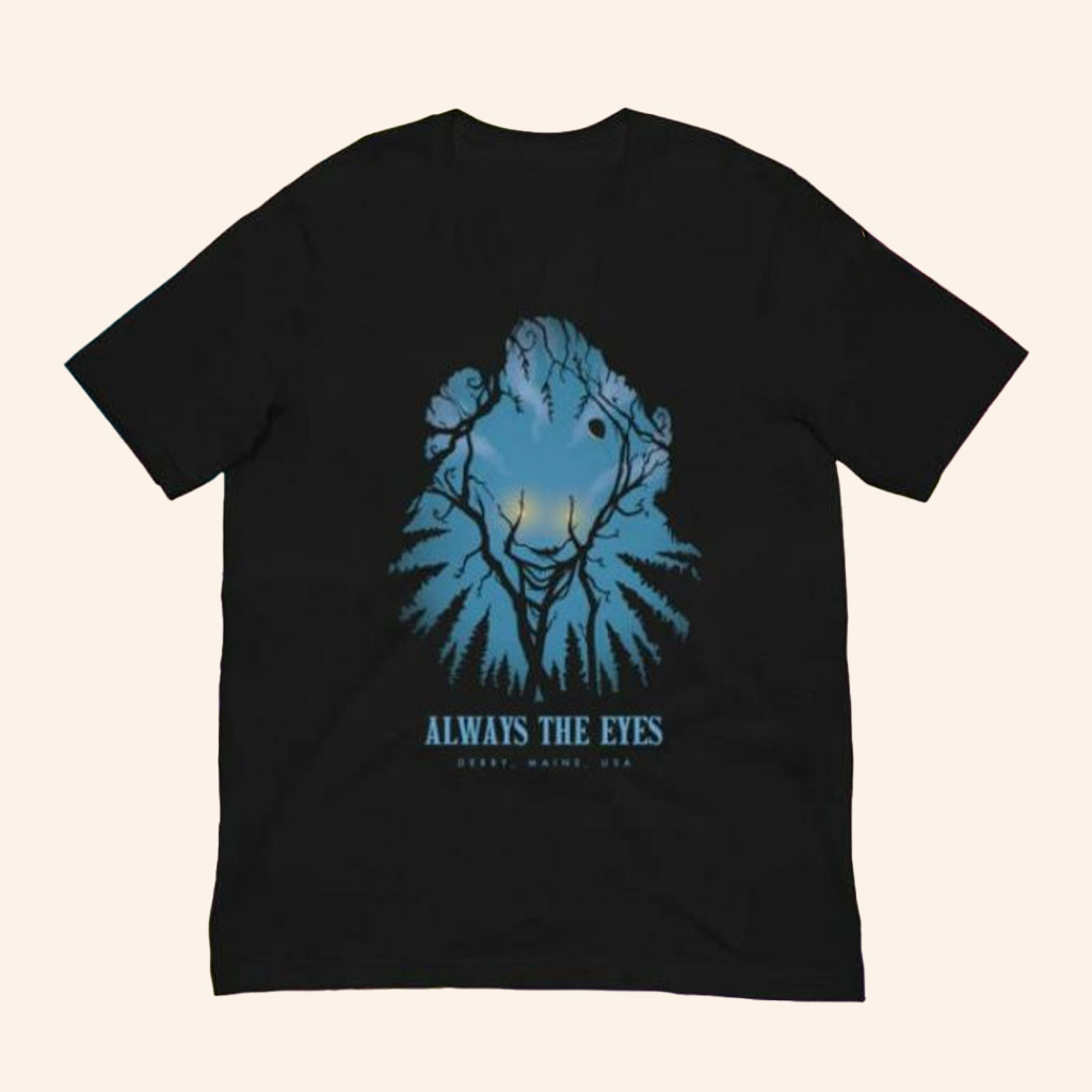 WB Merch Welcome To Derry Always The Eyes T-Shirt Christmas Presents For Him