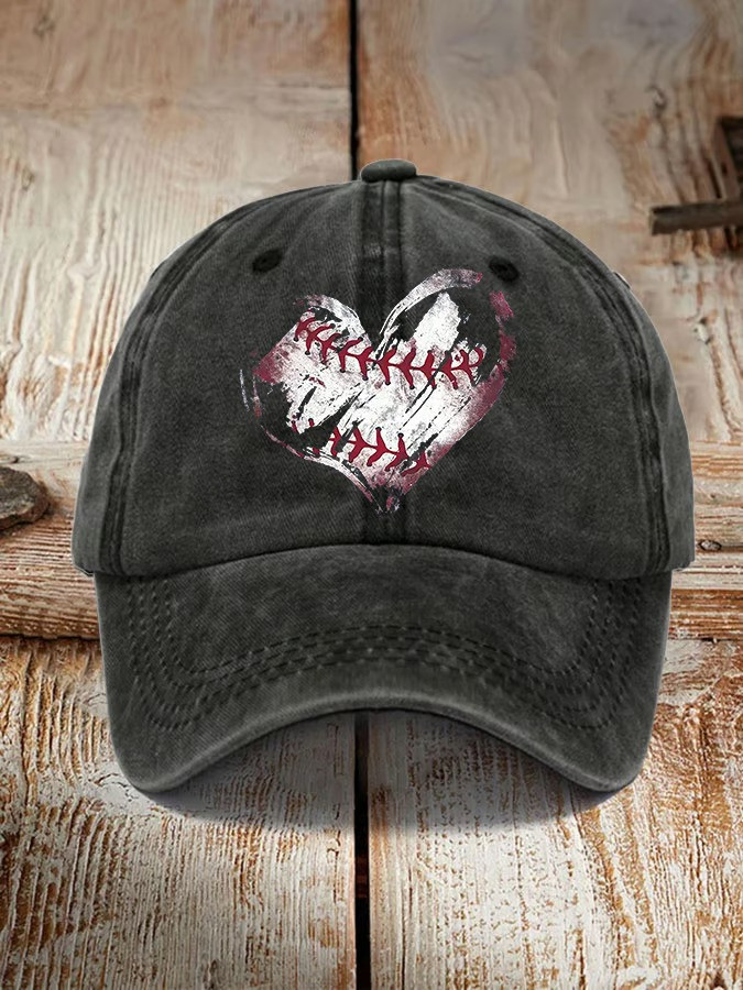 WBC 2026 Heart Baseball Hat Game Day Cap Fan Gear Baseball Mom Hat Best Gift For Baseball Fans